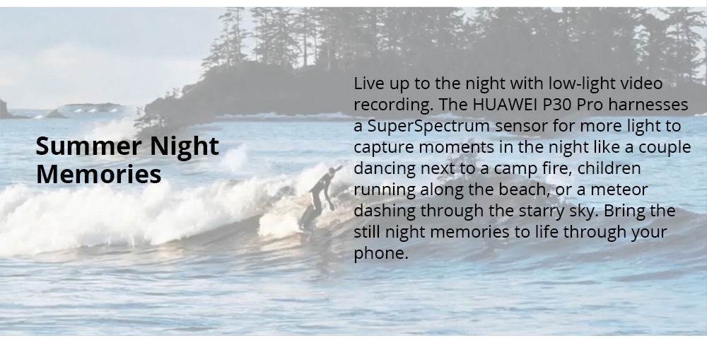 HUAWEI P30 Pro 6.47 Inch 4G LTE Smartphone Kirin 980 8GB 512GB 40.0MP+20.0MP+8.0MP+TOF Quad Rear Cameras Android 9.0 NFC In-display Fingerprint Wireless Charge - Pearl White