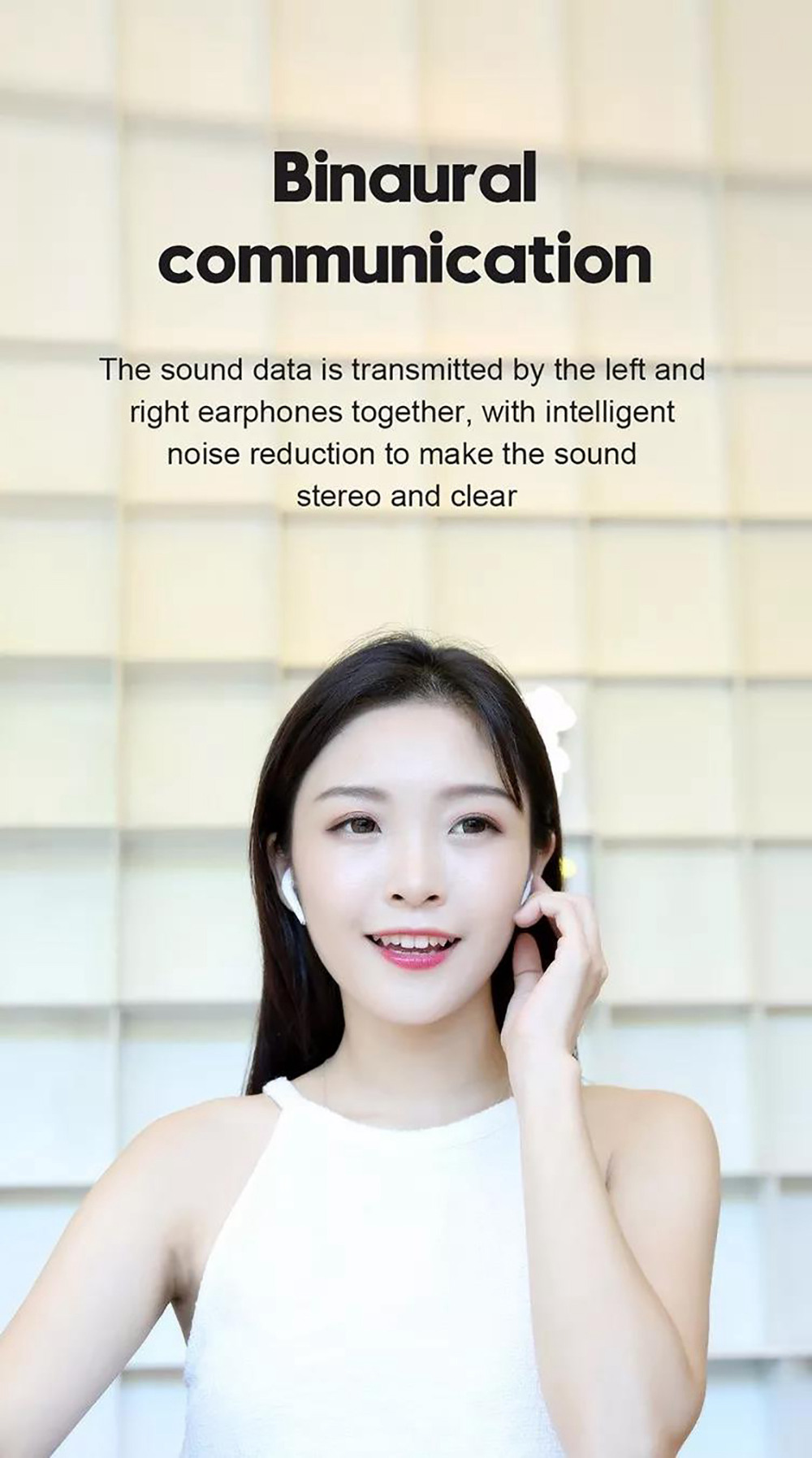 Joyroom JRT03S TWS Bluetooth 5.0 Earbuds Noise Reduction - White