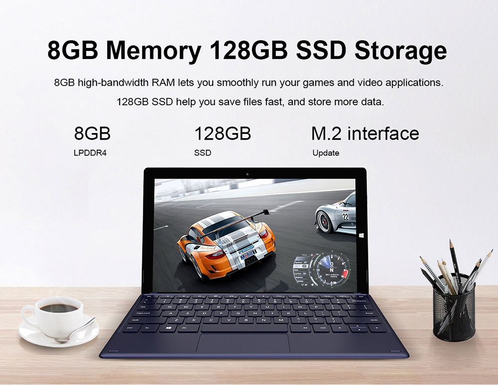 Teclast X4 Tablet PC Intel Celeron N4100 Quad Core 11.6" IPS 1920*1080 8GB RAM 128GB SSD Windows 10 - Grey