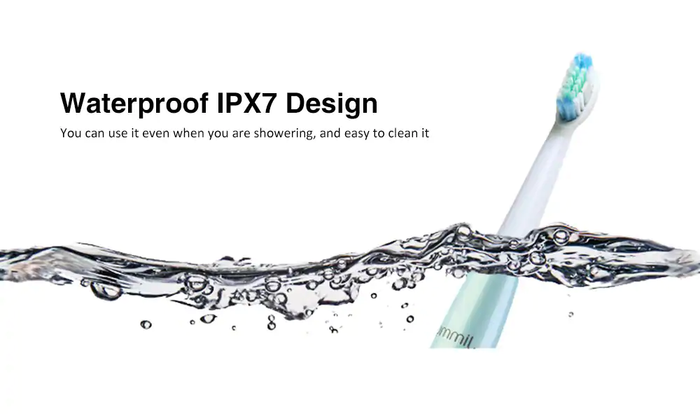 Xiaomi JIMMY ETB301 Sonic Electric Toothbrush IPX7 Water Resistant 31000 Vibrations Deep Clean - Blue