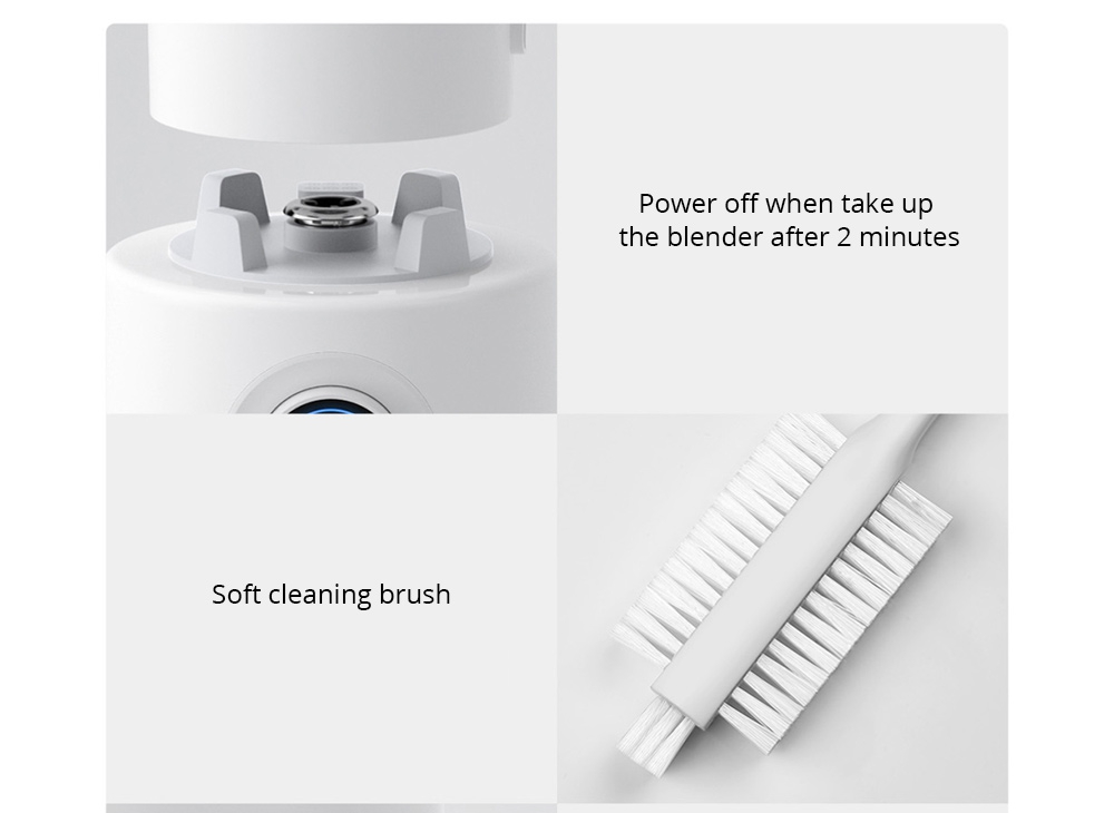 Xiaomi Mijia 8-speed Blender 1000W Motor 24 Hours Pre-set OLED Rotate Screen - White