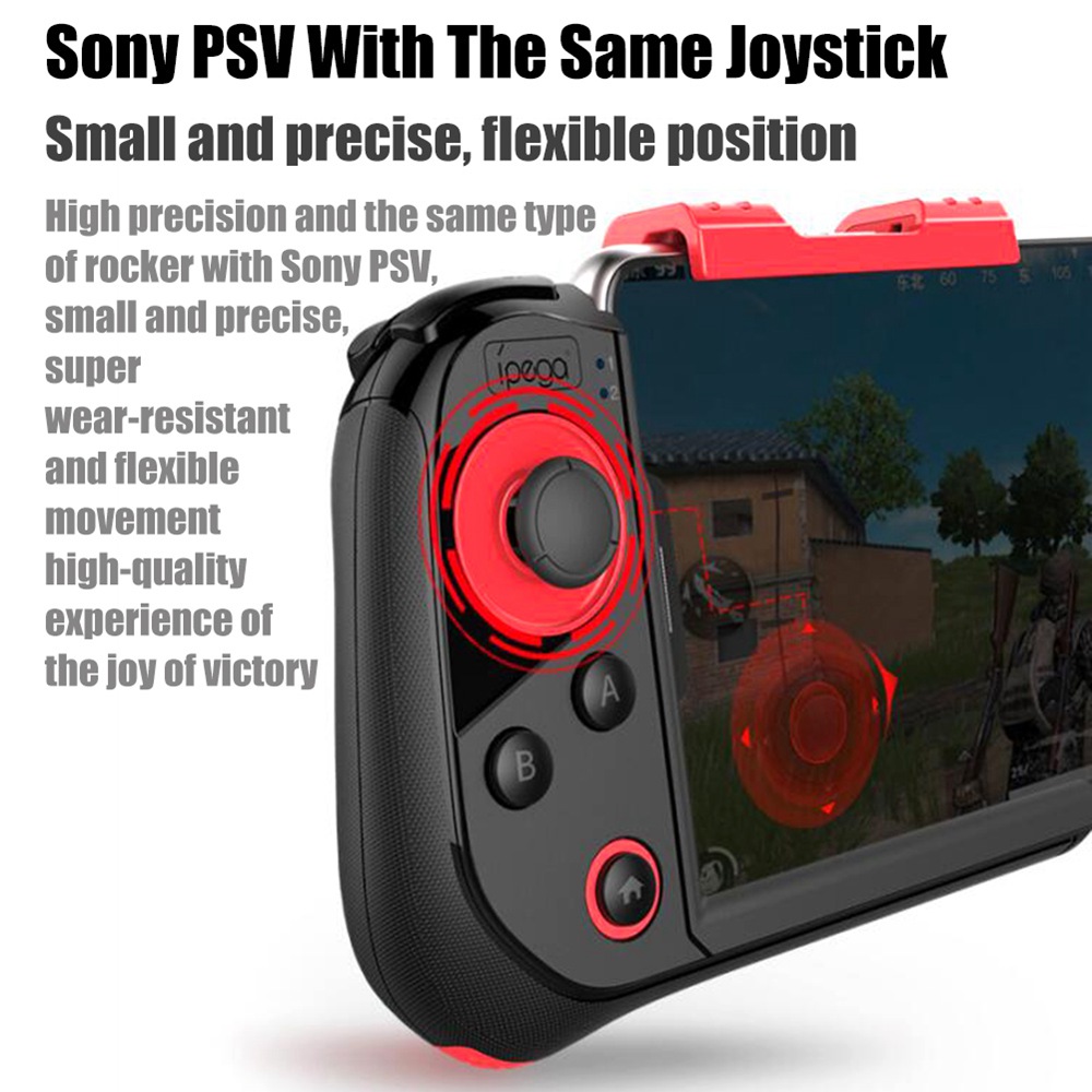 IPEGA PG9121 Spider Single Hand Gamepad Bluetooth 4.0 Game Controller for PUBG Mobile Game with playtime 20h - Red