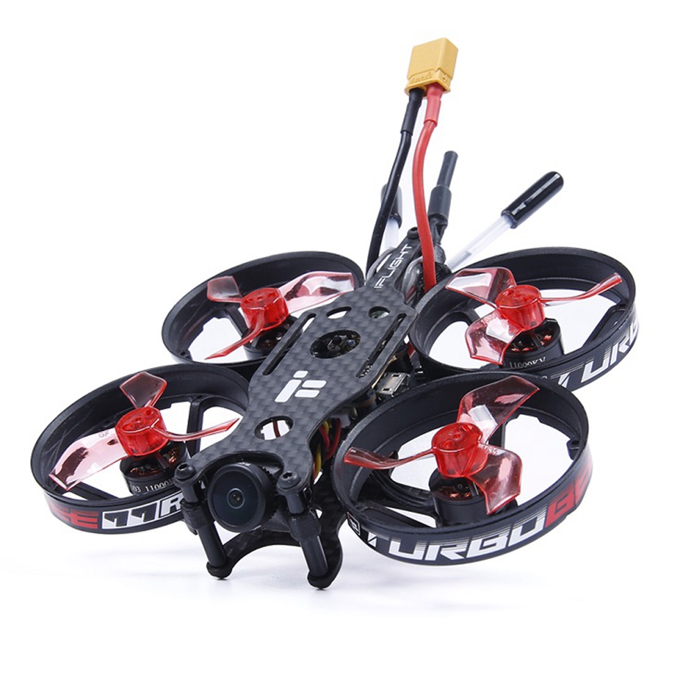 Iflight TurboBee 77R 77mm 2-4S Whoop FPV Racing Drone SucceX Micro F4 12A Caddx Turbo EOS 2 BNF - DSMX/DSM2 Receiver