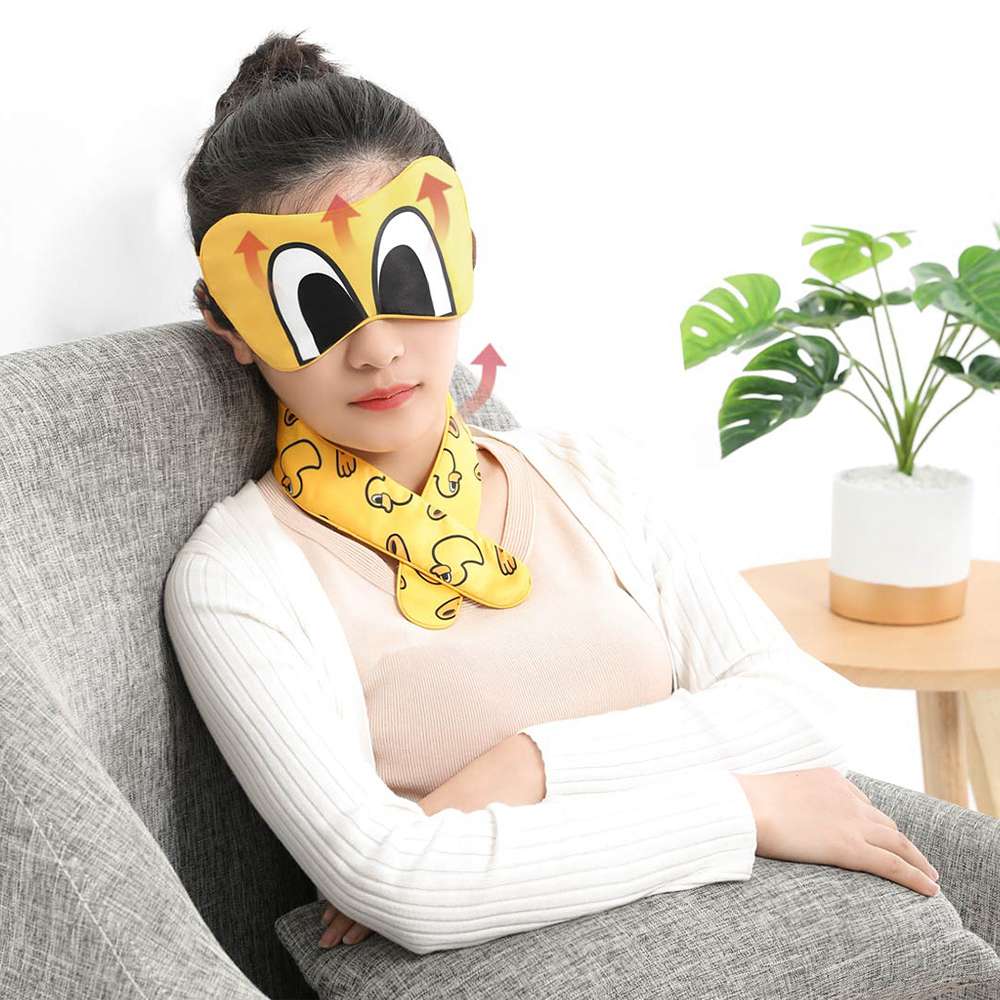 Xiaomi PMA&Pancoat Heating Eye Patch Sleeping Aid Eye Mask - Black