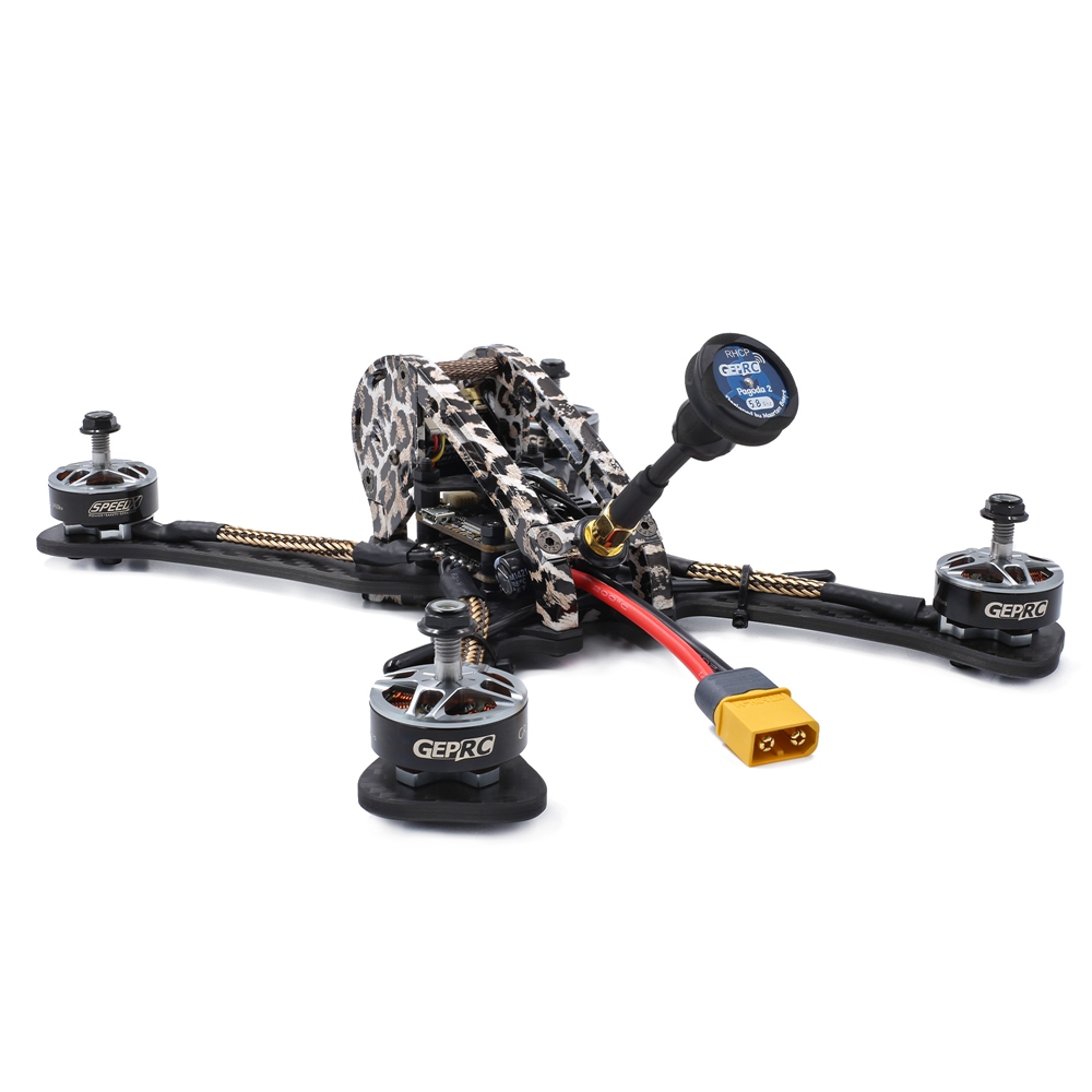 GEPRC GEP-LSX5 230mm 5 inches FPV Racing Drone With SPAN F4 40A BLHeli_S ESC 48CH 600mW VTX Caddx Ratel Cam BNF - Frsky XM+