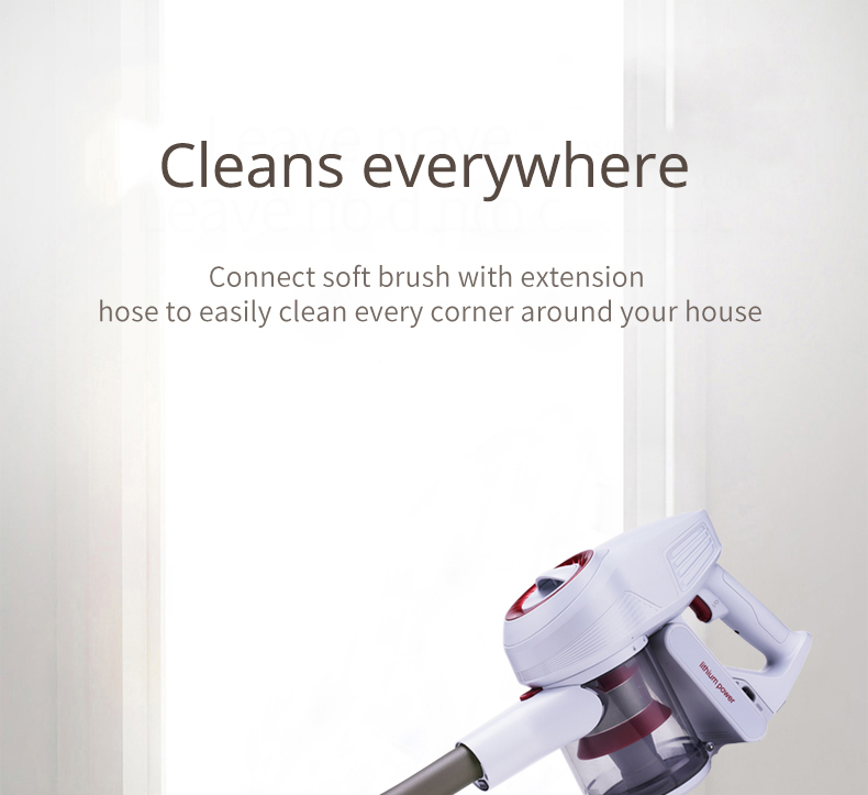 Original Stretch Hose + Soft Brush Kit for Xiaomi JIMMY JV51 Lightweight Cordless Stick Vacuum Cleaner - Grey