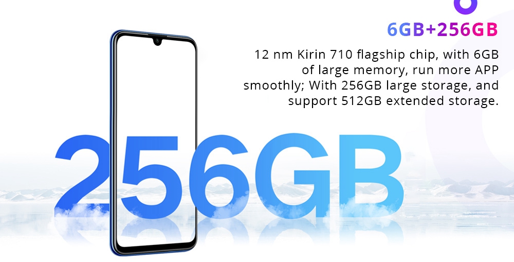 Huawei Honor 20i 6.21 Inch 4G LTE Smartphone Kirin 710 4GB 128GB 24.0MP + 8.0MP + 2.0MP Triple Rear Cameras Android 9 Touch ID - Red
