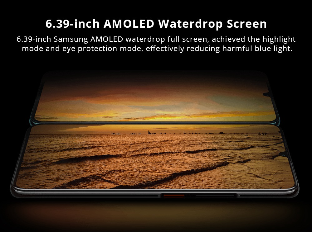 Lenovo Z6 Pro 6.39 Inch 4G LTE Smartphone Snapdragon 855 6GB 128GB 48.0MP+16.0MP+8.0MP+2.0MP Quad Rear Cameras ZUI 11 In-display Fingerprint - Blue