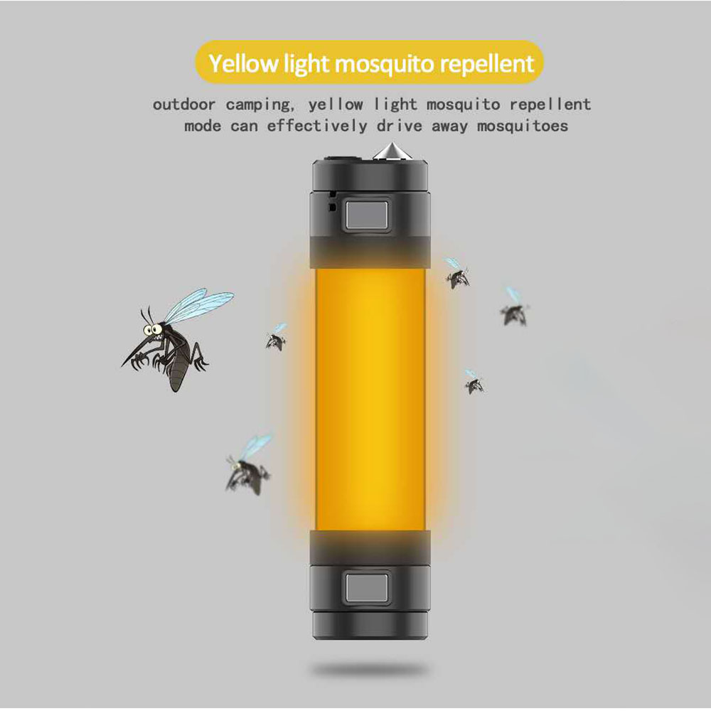 USB Rechargeable Waterproof Outdoor Flashlight Emergency Rescue Torch