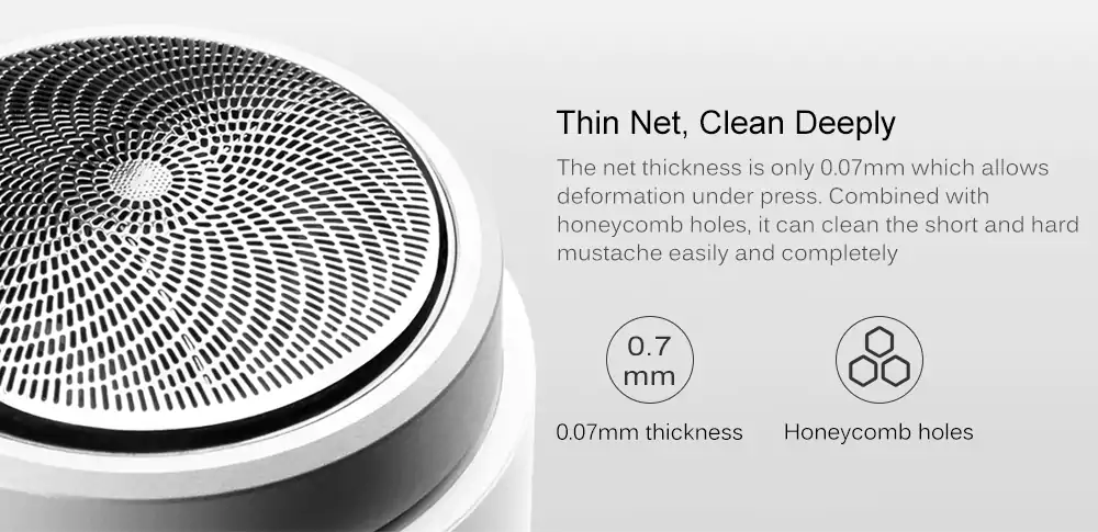 Xiaomi SO WHITE ED1 Mini Electric Shaver 90 Minutes Standby Time Type-C Charging - White