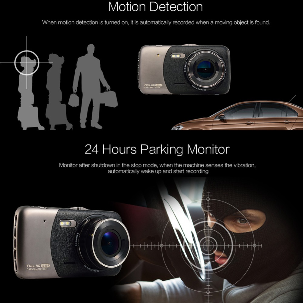 Anytek B50 Novatek 1080P Car DVR Night Vision 140 Degree Wide Angle Video Recorder with G-sensor Parking Monitoring