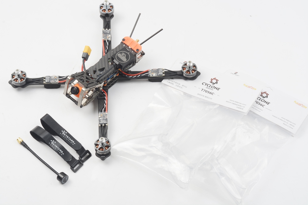 Skystars G730L HD GPS 6S 7Inch FPV Racing Drone with F4 50A Blheli_32 RGB Mini M8N BNF-Frsky R9mm Receiver