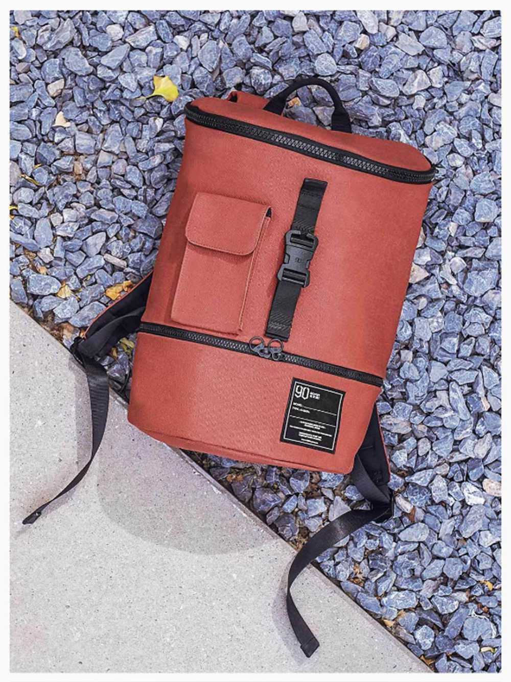 Xiaomi 90FUN Casual Outdoor Travel Backpack 13 Inch Laptop Bag Size S - Black