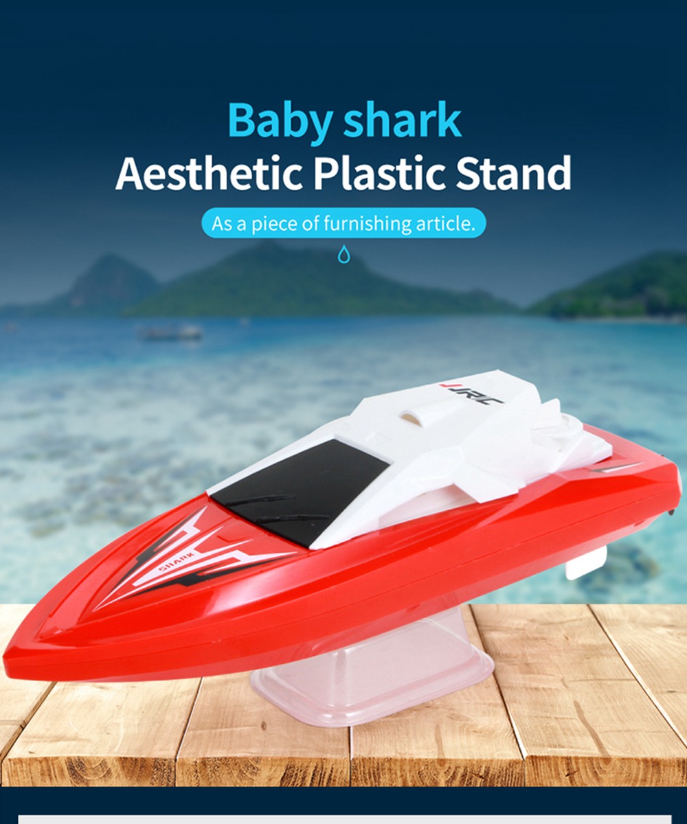 JJRC S5 Baby Shark 1/47 2.4G Wateryproof Two Built-in Motors Racing Boat RTR - Blue