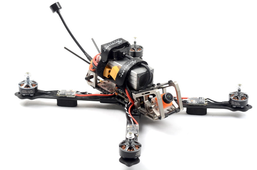 Skystars G730L HD GPS 6S 7Inch FPV Racing Drone with F4 50A Blheli_32 RGB Mini M8N BNF-Frsky R9mm Receiver