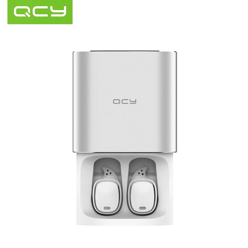 QCY T Vogue TWS Bluetooth 5.0 Earbuds About 4 Hours Working Time Noise Reduction - Silver