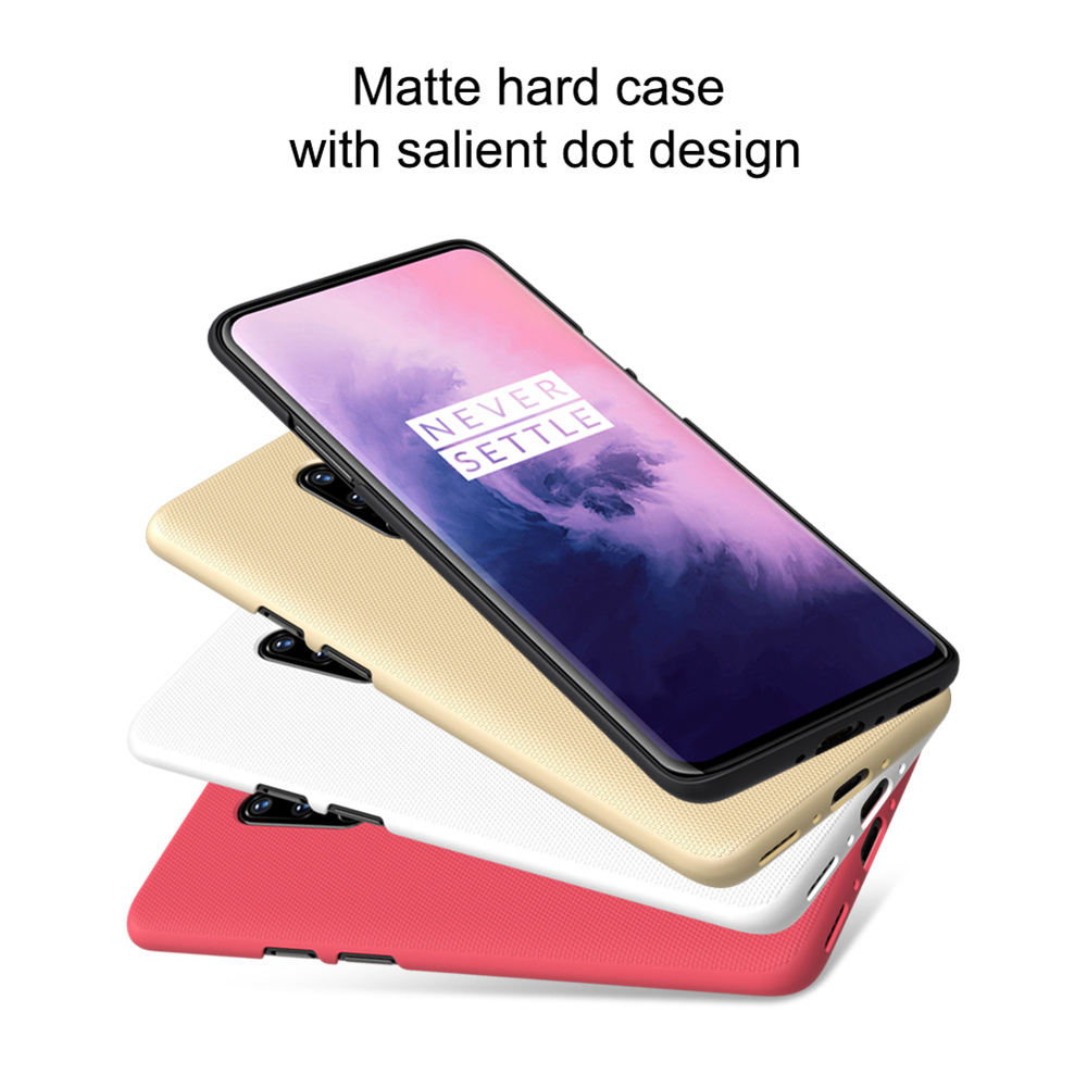 NILLKIN Hard Phone Case For Oneplus 7 Pro Protective Back Cover - White