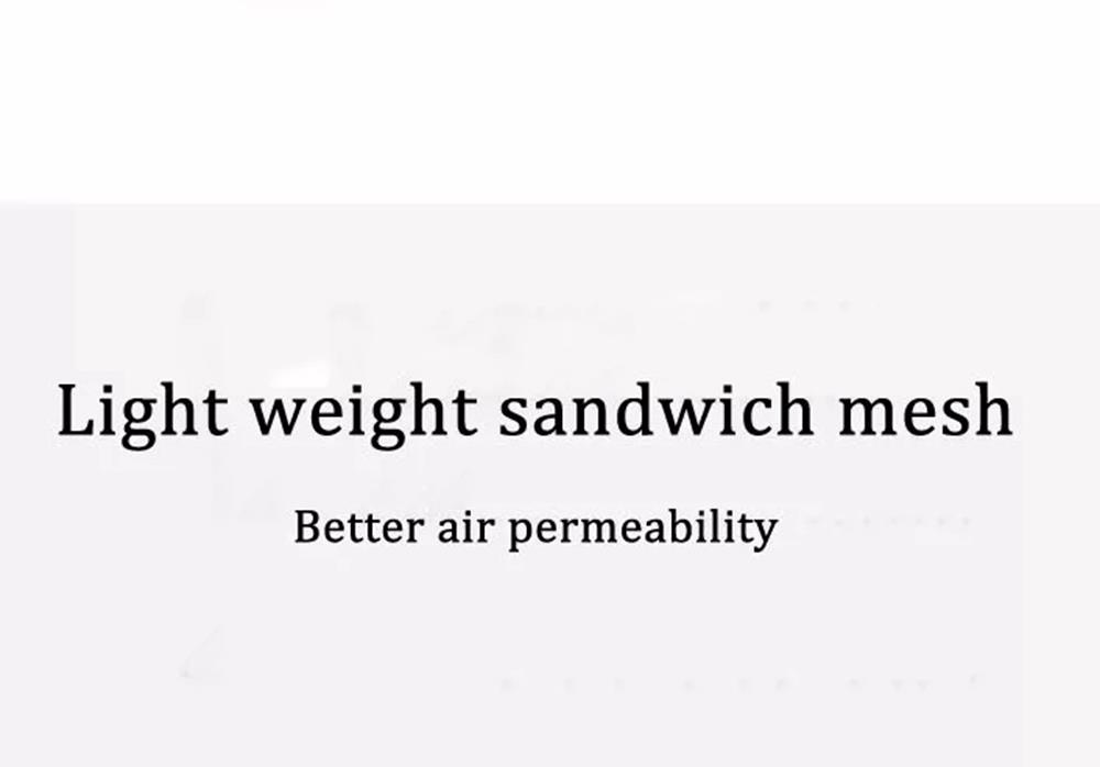 Xiaomi YUNCOO Ultralight Men's Outdoor Sneakers High Elastic EVA Wear Resistance Non-slip Running Shoes EU39 - Black