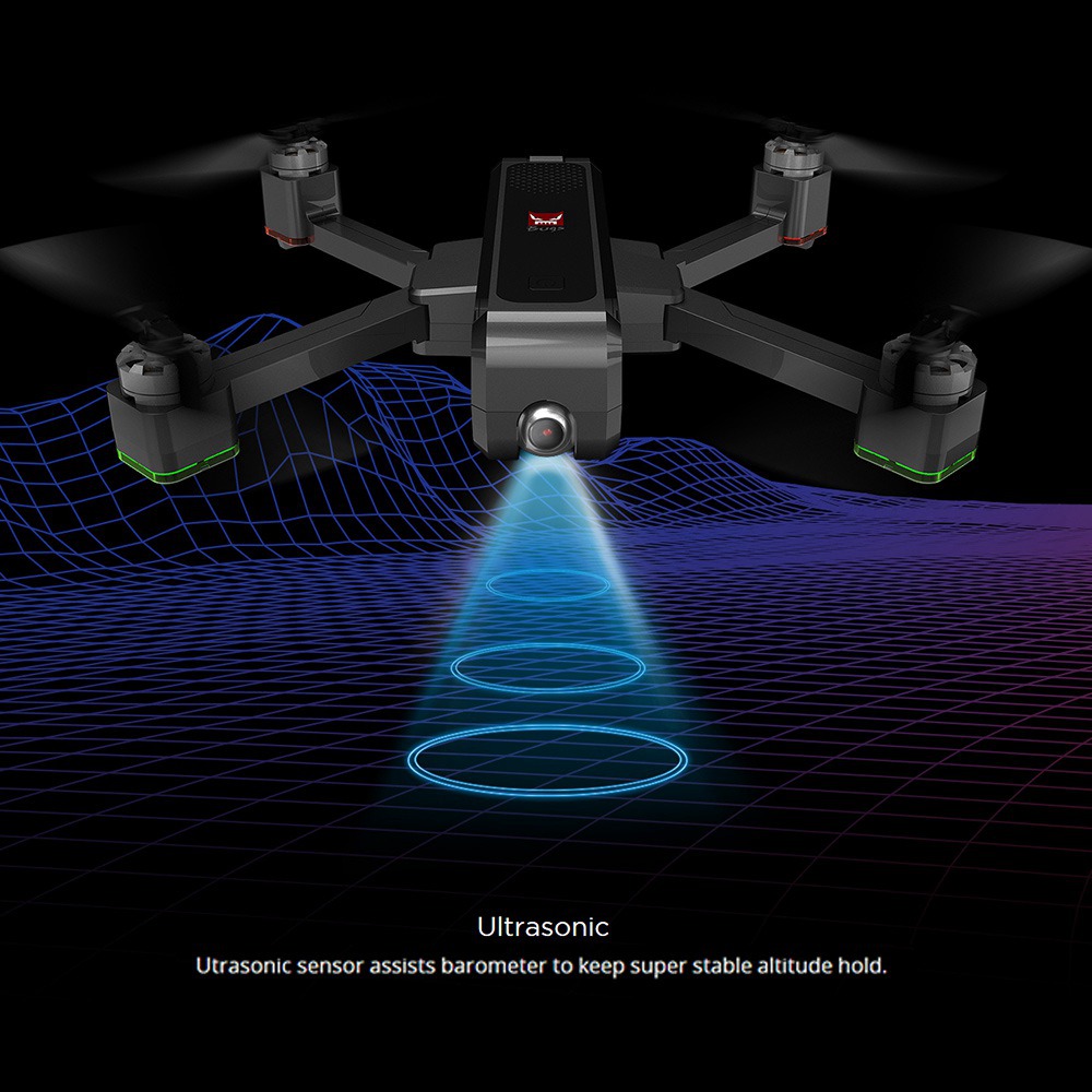 MJX Bugs 4 W B4W 2K 5G WIFI FPV GPS Foldable RC Drone With Single-axis Gimbal Follow Me Mode RTF - Two Batteries