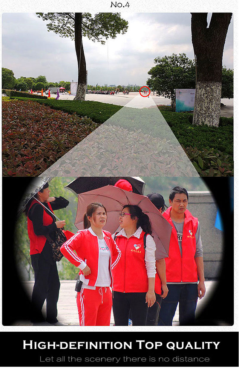 Telescope for Mobile Phone Monocular Outdoor Travel Portable with Stand Tripod - Black