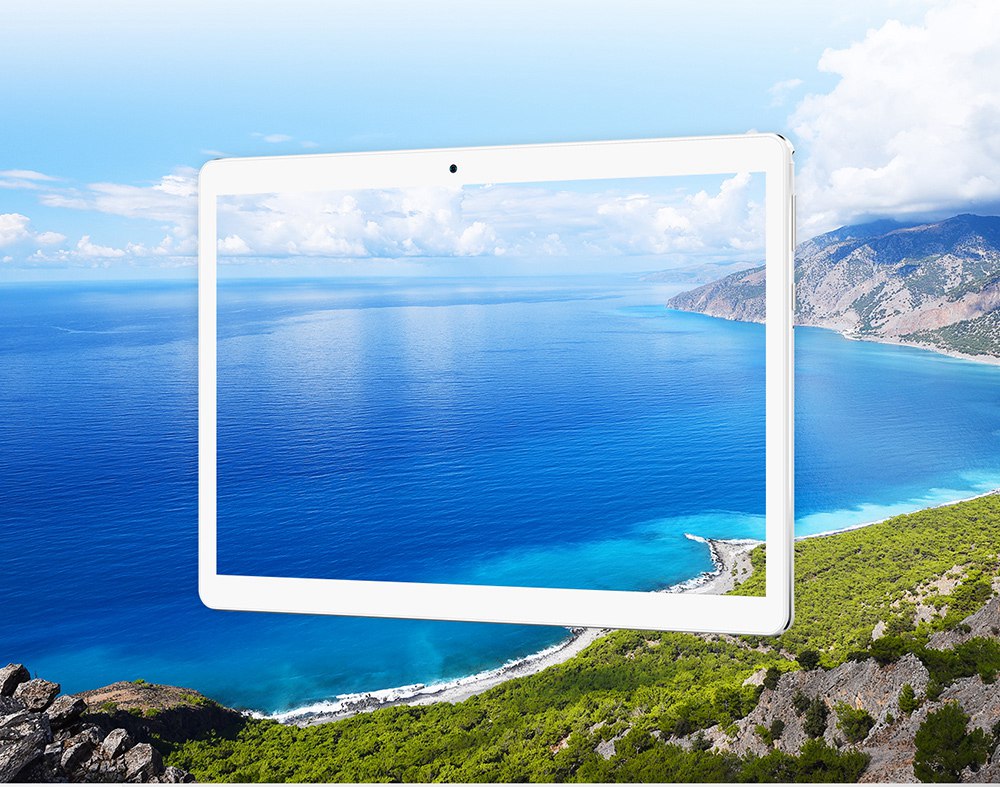 Teclast A10S Tablet PC MT8163 Quad Core 10.1" IPS Screen 1920*1200 2GB DDR3L 32GB eMMC Android 7.0 - White+Silver