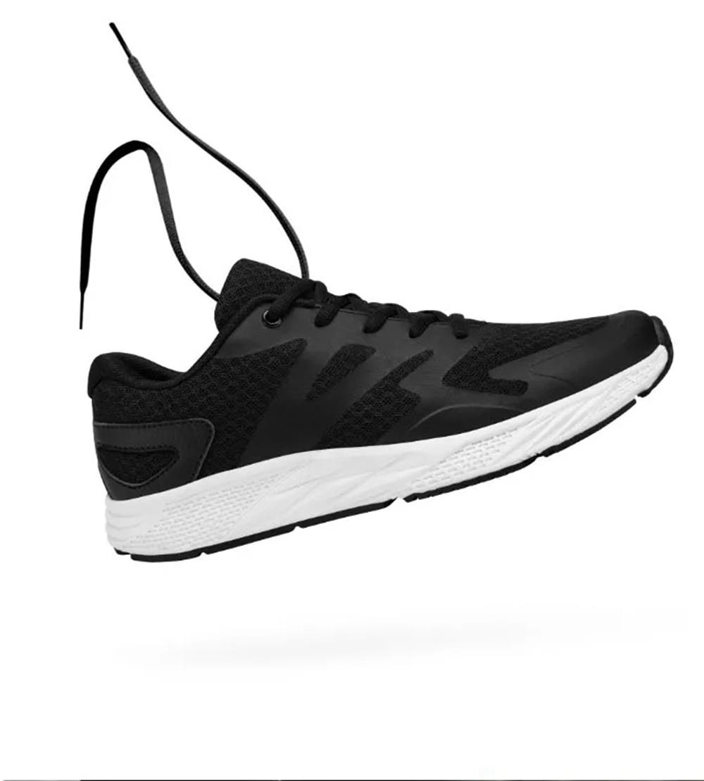 Xiaomi YUNCOO Ultralight Men's Outdoor Sneakers High Elastic EVA Wear Resistance Non-slip Running Shoes EU39 - Black