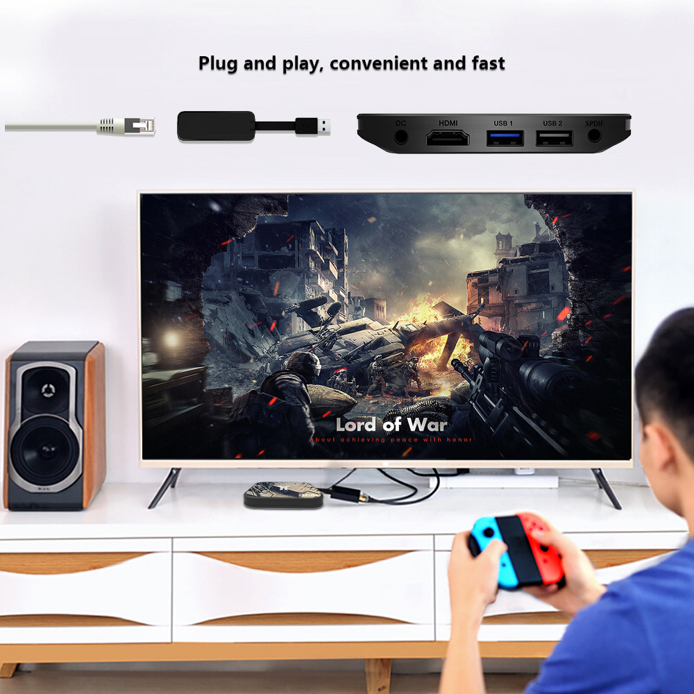 A95X PLUS Amlogic S905Y2 Android 8.1 KODI 18.0 4GB/32GB 4K TV Box Dual Band WiFi Bluetooth HDMI USB3.0