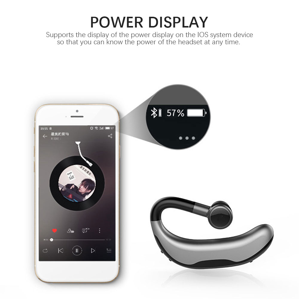 F600 Wireless Bluetooth Earbuds In-ear Earphone with HD Mic 170mAh Battery- Red