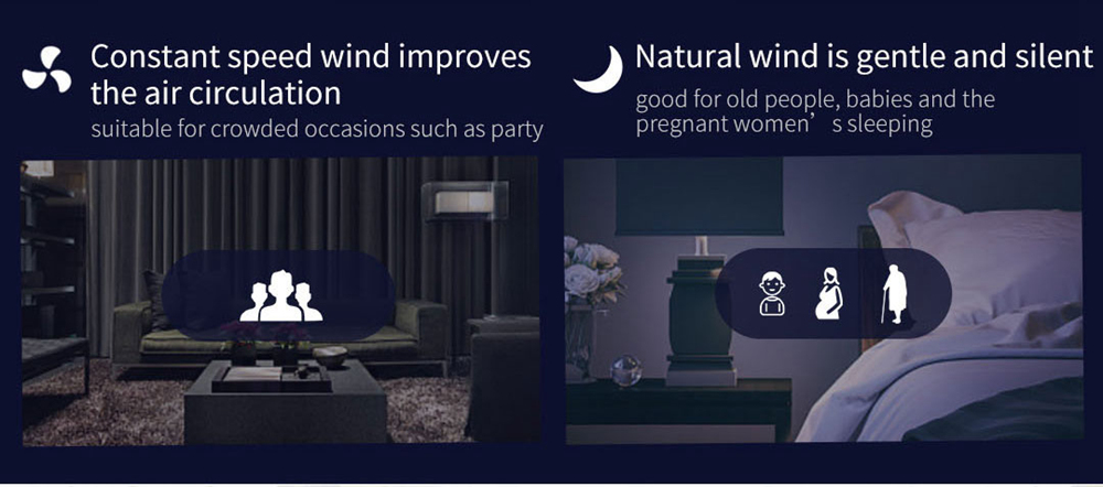 Xiaomi JIMMY JF41 Smart Fan 360-degree Oscillation 15M Blowing Distance Multiple Wind Modes - White