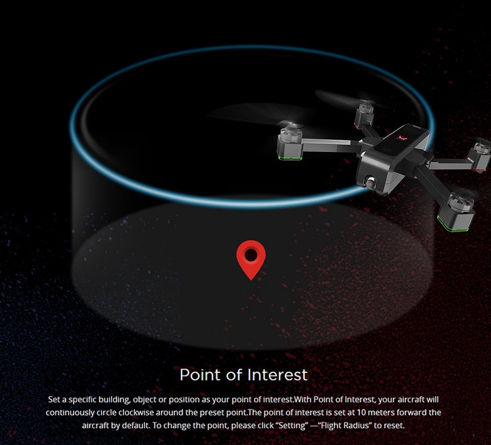 MJX Bugs 4 W B4W 2K 5G WIFI FPV GPS Foldable RC Drone With Single-axis Gimbal Follow Me Mode RTF - Two Batteries