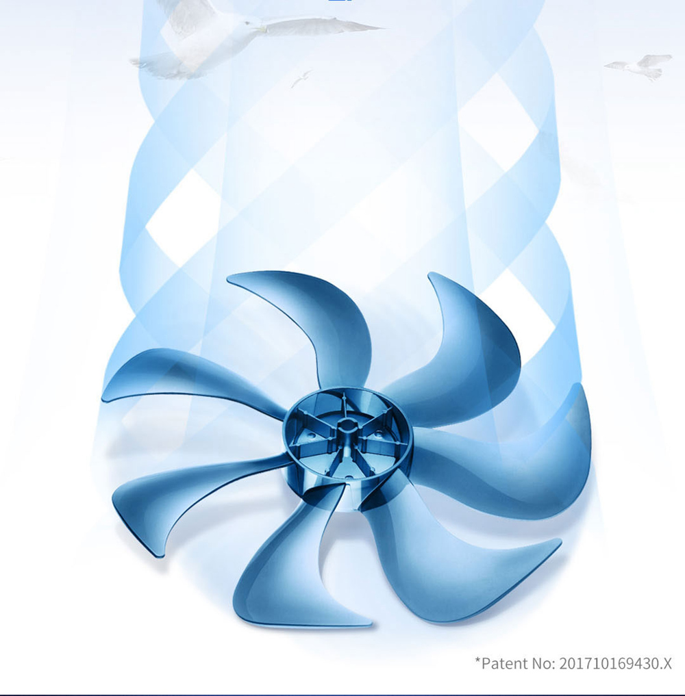 Xiaomi JIMMY JF41 Smart Fan 360-degree Oscillation 15M Blowing Distance Multiple Wind Modes - White