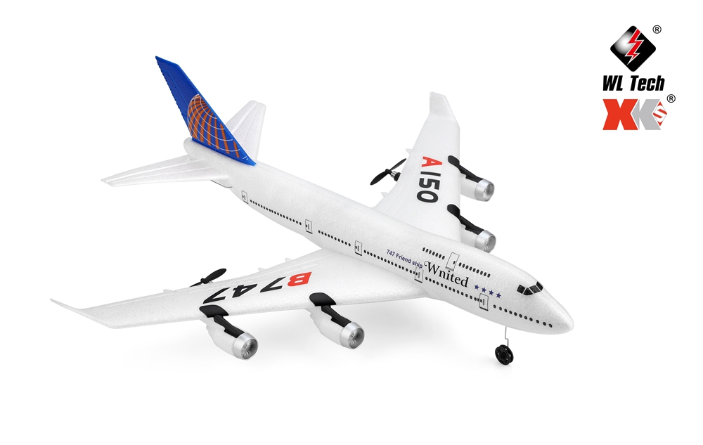 Wltoys XK A150 Bo YIN 747 2.4G 3CH 510mm Wingspan EPP Fixed Wing Scale Aeromodelling RC Airplane RTF