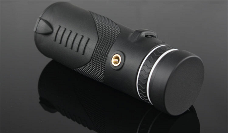 Telescope for Mobile Phone Monocular Outdoor Travel Portable with Stand Tripod - Black