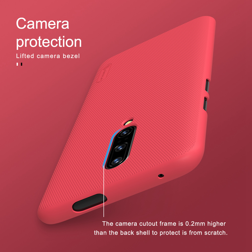 NILLKIN Hard Phone Case For Oneplus 7 Pro Protective Back Cover - White