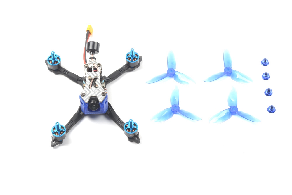 Skystars Ratel 140X 6S FPV Racing Drone F4 8K OSD 40A Blheli_S w/200mW VTX Runcam Nano 2 Cam BNF - Flysky IBUS Receiver
