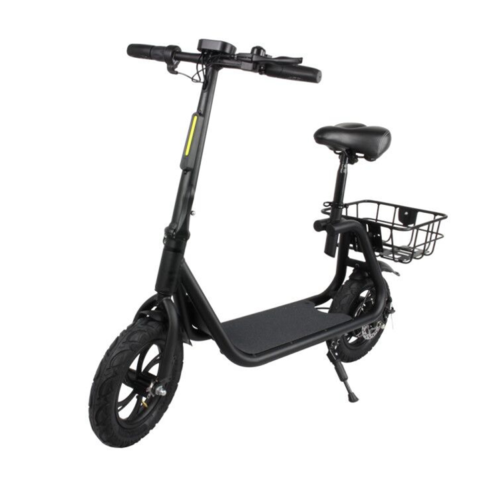 Eswing M11 Folding Electric Scooter 350W Motor 12 Inch Tire Double Disc Brake System-Black