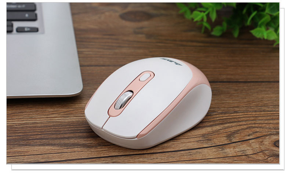 Ajazz 120I 1600DPI Adjustable 2.4G Wireless Mouse Office Gamer Ergonomics - Black