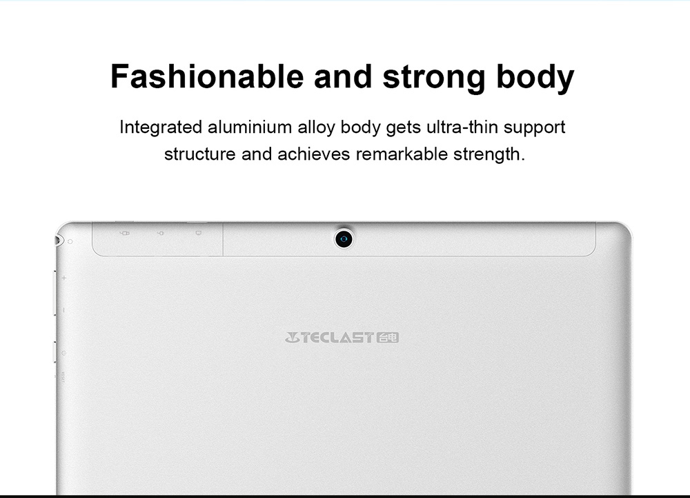 Teclast A10S Tablet PC MT8163 Quad Core 10.1" IPS Screen 1920*1200 2GB DDR3L 32GB eMMC Android 7.0 - White+Silver