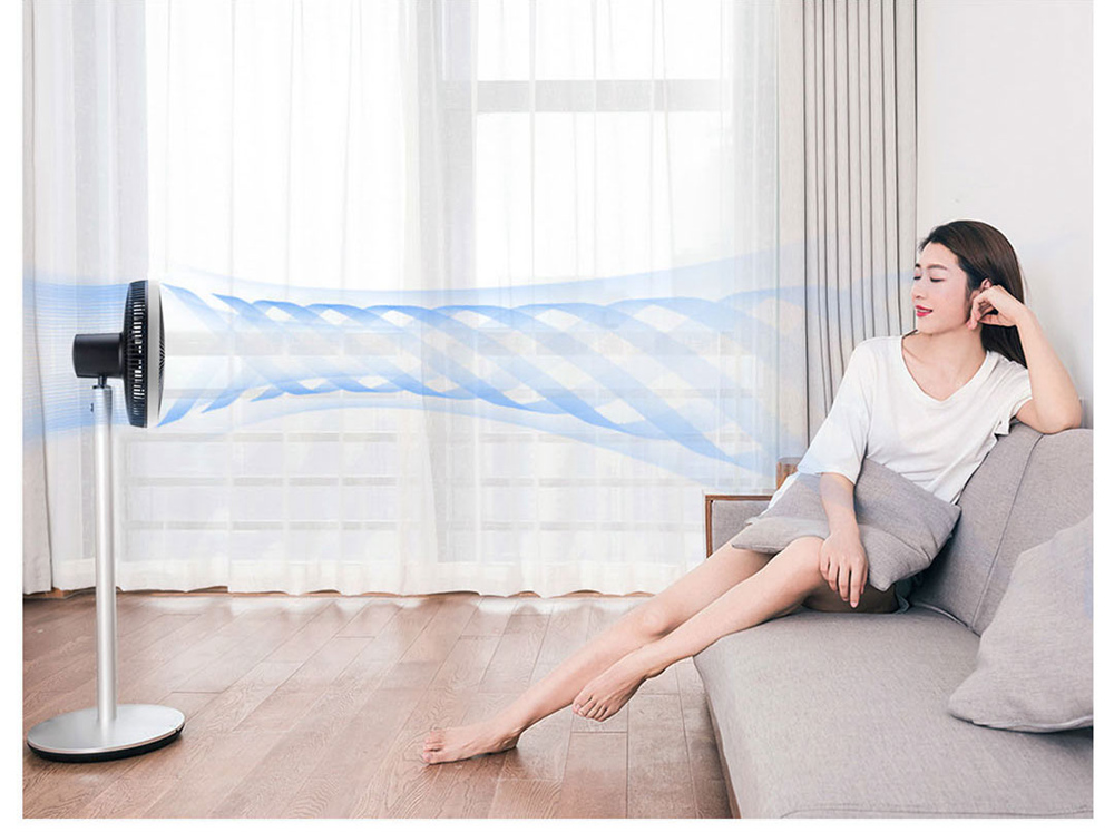 Xiaomi JIMMY JF41 Smart Fan 360-degree Oscillation 15M Blowing Distance Multiple Wind Modes - White