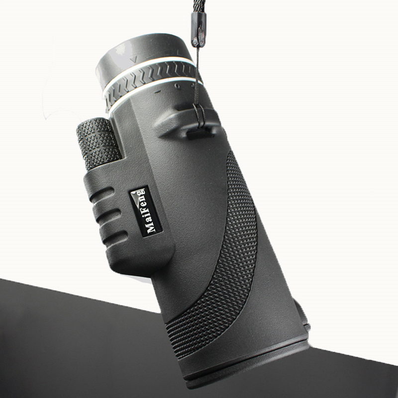 Telescope for Mobile Phone Monocular Outdoor Travel Portable with Stand Tripod - Black