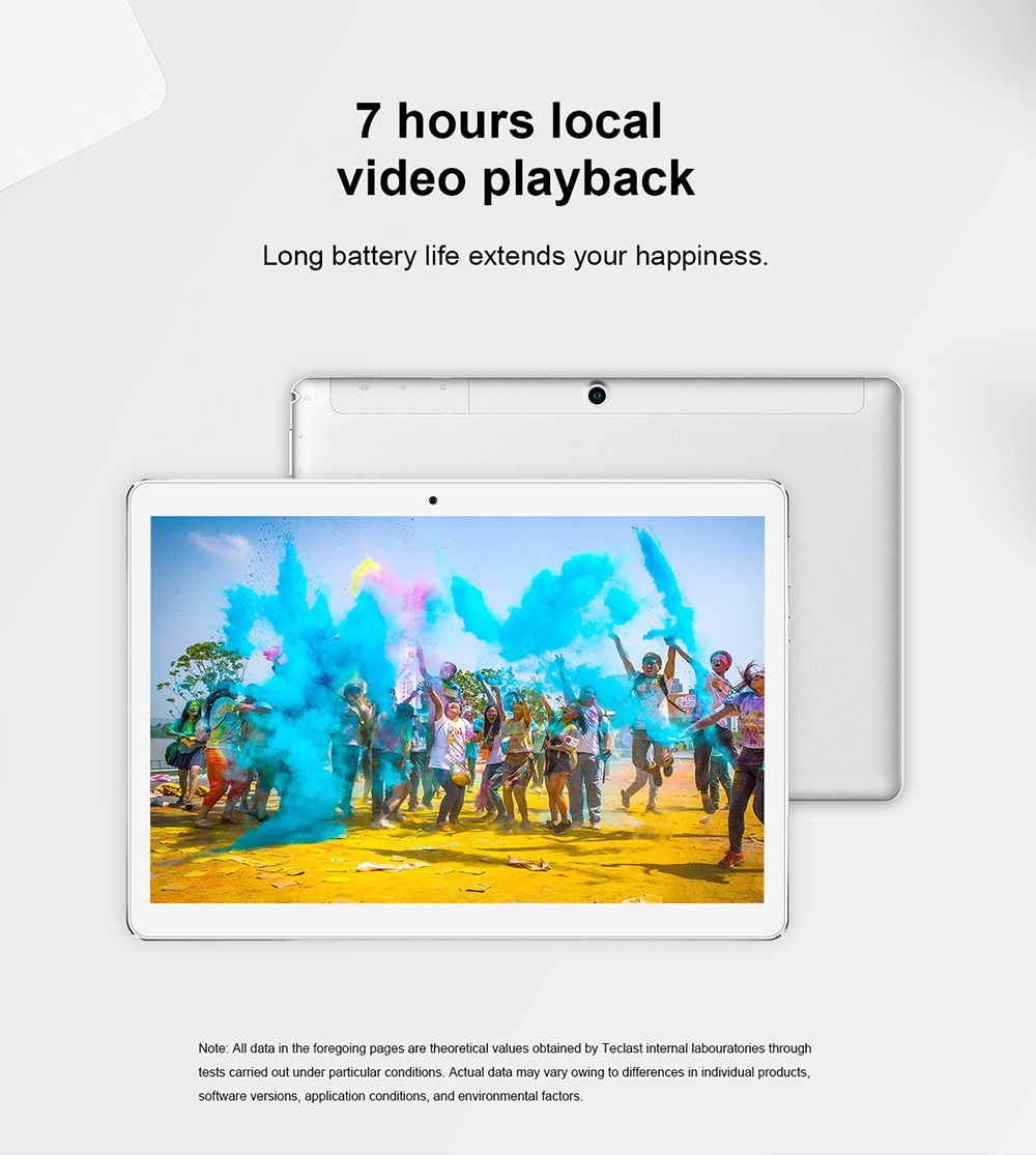 Teclast A10S Tablet PC MT8163 Quad Core 10.1" IPS Screen 1920*1200 2GB DDR3L 32GB eMMC Android 7.0 - White+Silver