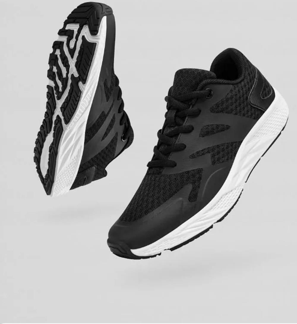 Xiaomi YUNCOO Ultralight Men's Outdoor Sneakers High Elastic EVA Wear Resistance Non-slip Running Shoes EU39 - Black