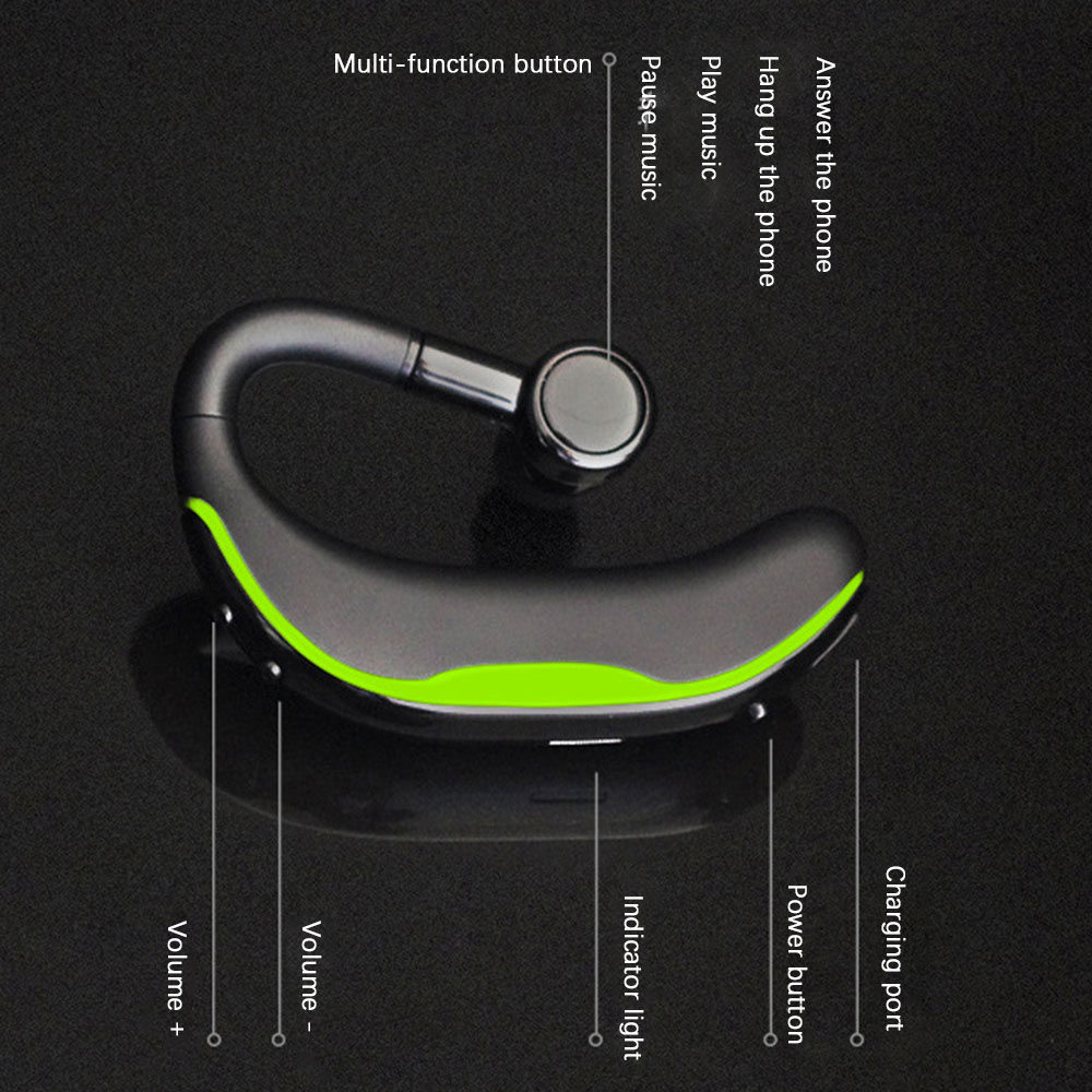F600 Wireless Bluetooth Earbuds In-ear Earphone with HD Mic 170mAh Battery- Red