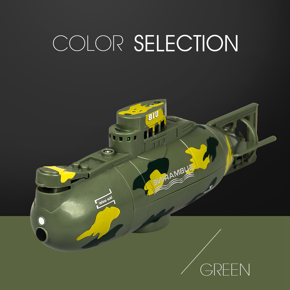 ShenQiWei 3311M Mini Electric RC Racing Submarine Boat Remote Control Toys For Kids - Black