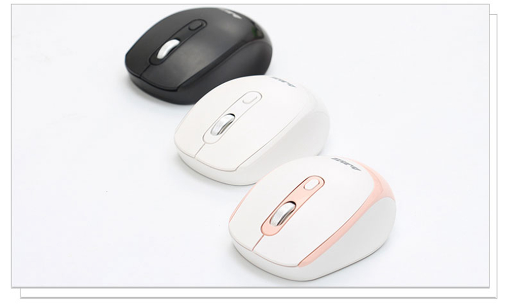 Ajazz 120I 1600DPI Adjustable 2.4G Wireless Mouse Office Gamer Ergonomics - Black