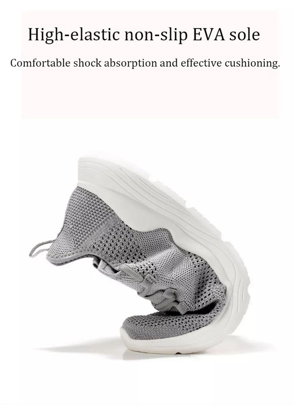 Xiaomi FREETIE Men's Light Breathable Woven Elastic EVA Sneakers Running Shoes EU41 - Navy