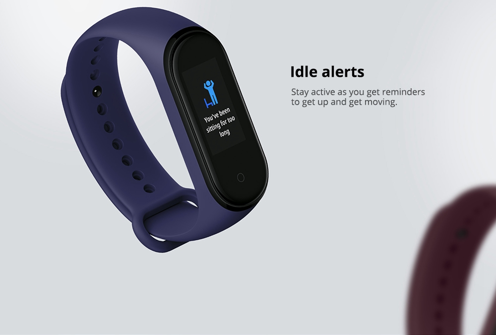 Xiaomi Mi Band 4 Smart Bracelet 0.95 Inch AMOLED Color Screen Built-in Multifunction Heart Rate Monitor 5ATM Water Resistant 20 Days Standby - Black
