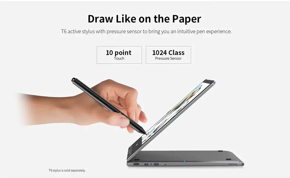 Teclast F5R Laptop Intel Celeron N3450 Quad Core 11.6 Inch 1920*1080 IPS Screen 8GB DDR4 256GB SSD Windows 10 - Grey