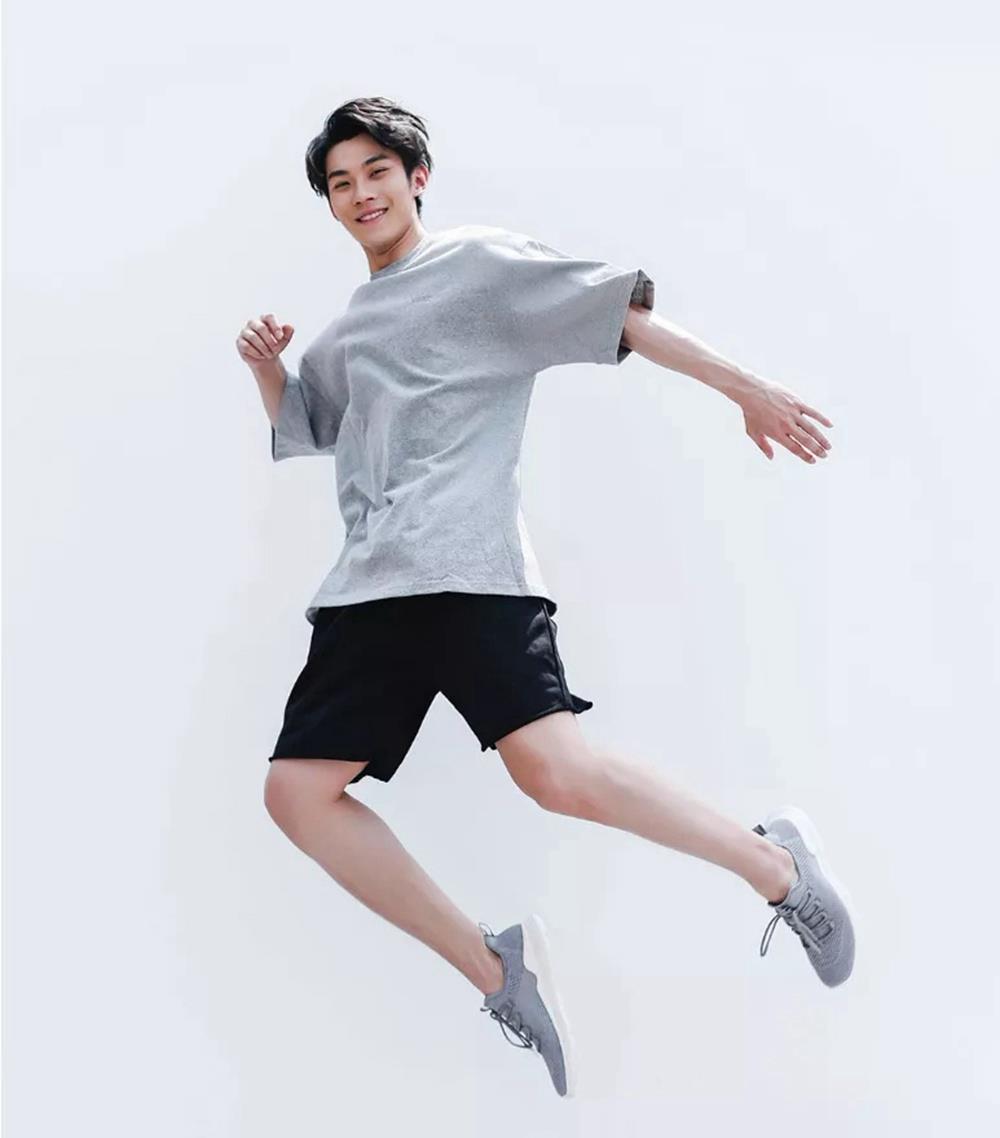 Xiaomi FREETIE Men's Light Breathable Woven Elastic EVA Sneakers Running Shoes EU41 - Navy