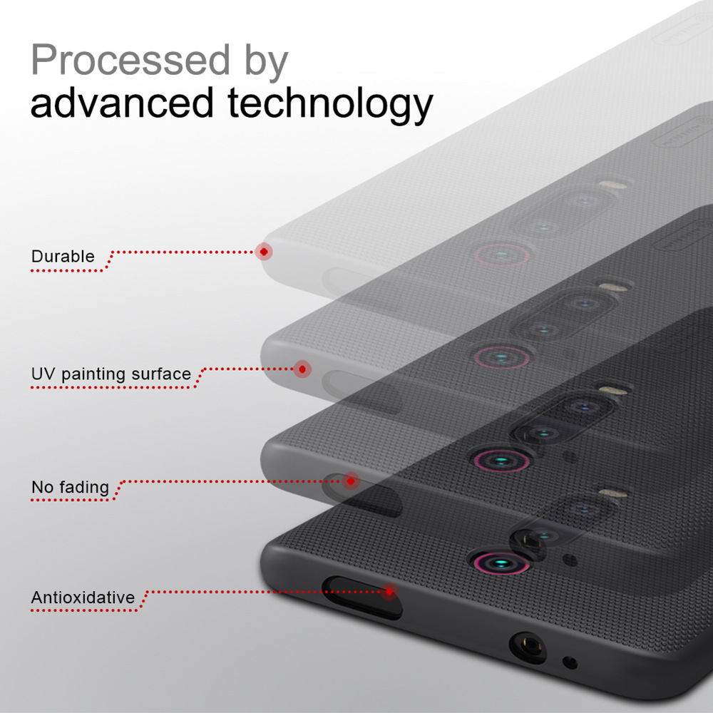 NILLKIN Matte Hard Phone Case for Xiaomi Redmi K20 / K20 Pro Protective Back Cover - Black